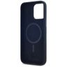 Etui Karl Lagerfeld Silicone Shadow Metal Initial MagSafe do iPhone 15 Pro czarny na NearMe.pl