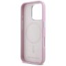 Etui Karl Lagerfeld Saffiano Full Wrapped Elongated Metal Logo MagSafe do iPhone 16 Pro różowy na NearMe.pl