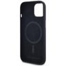 Etui Karl Lagerfeld Silicone Shadow Metal Initial MagSafe do iPhone 15 czarny na NearMe.pl