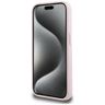 Etui Karl Lagerfeld Silicone Shadow      Metal Initial MagSafe do iPhone 15 różowy na NearMe.pl