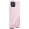 Etui Karl Lagerfeld Silicone Shadow      Metal Initial MagSafe do iPhone 15 różowy na NearMe.pl