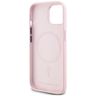 Etui Karl Lagerfeld Silicone Shadow      Metal Initial MagSafe do iPhone 15 różowy na NearMe.pl