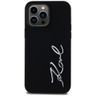 Etui Karl Lagerfeld Silicone Metal       Script Logo do iPhone 14 Pro Max czarny na NearMe.pl