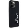 Etui Karl Lagerfeld Silicone Metal       Script Logo do iPhone 14 Pro Max czarny na NearMe.pl