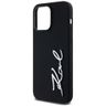 Etui Karl Lagerfeld Silicone Metal       Script Logo do iPhone 14 Pro Max czarny na NearMe.pl