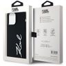 Etui Karl Lagerfeld Silicone Metal       Script Logo do iPhone 14 Pro Max czarny na NearMe.pl