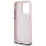 Etui Karl Lagerfeld Silicone Shadow Metal Initial MagSafe do iPhone 15 Pro Max różowy na NearMe.pl