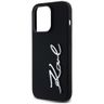 Etui Karl Lagerfeld Silicone Metal Script Logo do iPhone 14 Pro czarny na NearMe.pl