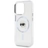 Etui Karl Lagerfeld IML Metal Karl Head  MagSafe do iPhone 15 Pro Max biały na NearMe.pl