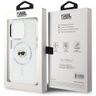 Etui Karl Lagerfeld IML Metal Karl Head  MagSafe do iPhone 15 Pro Max biały na NearMe.pl