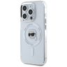Etui Karl Lagerfeld IML Metal Karl Head MagSafe do iPhone 15 Pro biały na NearMe.pl