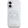 Etui Karl Lagerfeld IML Rhinestones Karl Head do iPhone 16 przezroczysty na NearMe.pl
