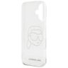 Etui Karl Lagerfeld IML Rhinestones Karl Head do iPhone 16 przezroczysty na NearMe.pl