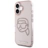Etui Karl Lagerfeld IML Rhinestones Karl Head do iPhone 16 różowy na NearMe.pl