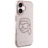 Etui Karl Lagerfeld IML Rhinestones Karl Head do iPhone 16 różowy na NearMe.pl