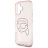 Etui Karl Lagerfeld IML Rhinestones Karl Head do iPhone 16 różowy na NearMe.pl