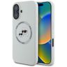 Etui Karl Lagerfeld Silicone Double Heads And Circle MagSafe do iPhone 16 beżowy na NearMe.pl