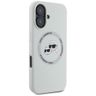 Etui Karl Lagerfeld Silicone Double Heads And Circle MagSafe do iPhone 16 beżowy na NearMe.pl