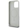 Etui Karl Lagerfeld Silicone Double Heads And Circle MagSafe do iPhone 16 Pro beżowy na NearMe.pl