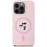 Etui Karl Lagerfeld Silicone             Karl&Choupette MagSafe do iPhone 14 Pro Max różowy na NearMe.pl