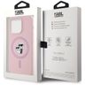 Etui Karl Lagerfeld Silicone             Karl&Choupette MagSafe do iPhone 14 Pro Max różowy na NearMe.pl