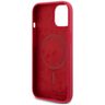 Etui Karl Lagerfeld Silicone             Karl&Choupette Heads Ring MagSafe do iPhone 15 czerwony na NearMe.pl