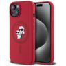 Etui Karl Lagerfeld Silicone             Karl&Choupette Heads Ring MagSafe do iPhone 15 czerwony na NearMe.pl