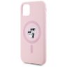 Etui Karl Lagerfeld Silicone             Karl&Choupette MagSafe do iPhone 11 różowy na NearMe.pl