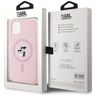 Etui Karl Lagerfeld Silicone             Karl&Choupette MagSafe do iPhone 11 różowy na NearMe.pl