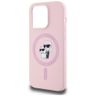 Etui Karl Lagerfeld Silicone             Karl&Choupette MagSafe do iPhone 14 Pro różowy na NearMe.pl