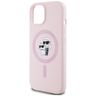 Etui Karl Lagerfeld Silicone             Karl&Choupette MagSafe do iPhone 15 różowy na NearMe.pl