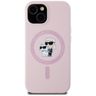 Etui Karl Lagerfeld Silicone             Karl&Choupette MagSafe do iPhone 15 różowy na NearMe.pl