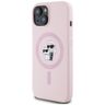 Etui Karl Lagerfeld Silicone             Karl&Choupette MagSafe do iPhone 15 Plus różowy na NearMe.pl