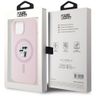 Etui Karl Lagerfeld Silicone             Karl&Choupette MagSafe do iPhone 15 Plus różowy na NearMe.pl