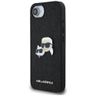Etui Karl Lagerfeld Fixed Glitter        Karl&Choupette Heads Metal Pin do iPhone 16e / 17e czarny na NearMe.pl
