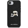 Etui Karl Lagerfeld Fixed Glitter        Karl&Choupette Heads Metal Pin do iPhone 16e / 17e czarny na NearMe.pl