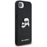 Etui Karl Lagerfeld Fixed Glitter        Karl&Choupette Heads Metal Pin do iPhone 16e / 17e czarny na NearMe.pl