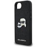 Etui Karl Lagerfeld Fixed Glitter        Karl&Choupette Heads Metal Pin do iPhone 16e / 17e czarny na NearMe.pl