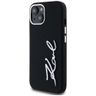 Etui Karl Lagerfeld Silicone Metal       Script Logo do iPhone 15 czarny na NearMe.pl