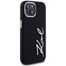 Etui Karl Lagerfeld Silicone Metal       Script Logo do iPhone 15 czarny na NearMe.pl