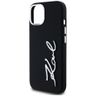 Etui Karl Lagerfeld Silicone Metal       Script Logo do iPhone 15 czarny na NearMe.pl