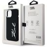 Etui Karl Lagerfeld Silicone Metal       Script Logo do iPhone 15 czarny na NearMe.pl
