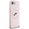 Etui Karl Lagerfeld Silicone             Karl&Choupette Heads MagSafe do iPhone 16e / 17e różowy na NearMe.pl