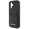Etui Karl Lagerfeld HC Grained PU        Cardslot Metal Elong do iPhone 16 czarny na NearMe.pl