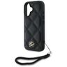 Etui Karl Lagerfeld Quilted Initial Logo & Chain Strap do iPhone 16 czarny na NearMe.pl