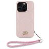 Etui Karl Lagerfeld Quilted Initial Logo & Chain Strap do iPhone 16 Pro różowy na NearMe.pl