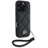 Etui Karl Lagerfeld Quilted Initial Logo & Chain Strap do iPhone 16 Pro czarny na NearMe.pl