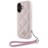 Etui Karl Lagerfeld Quilted Initial Logo & Chain Strap do iPhone 16 różowy na NearMe.pl