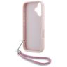 Etui Karl Lagerfeld Quilted Initial Logo & Chain Strap do iPhone 16 różowy na NearMe.pl