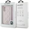 Etui Karl Lagerfeld Quilted Initial Logo & Chain Strap do iPhone 16 różowy na NearMe.pl